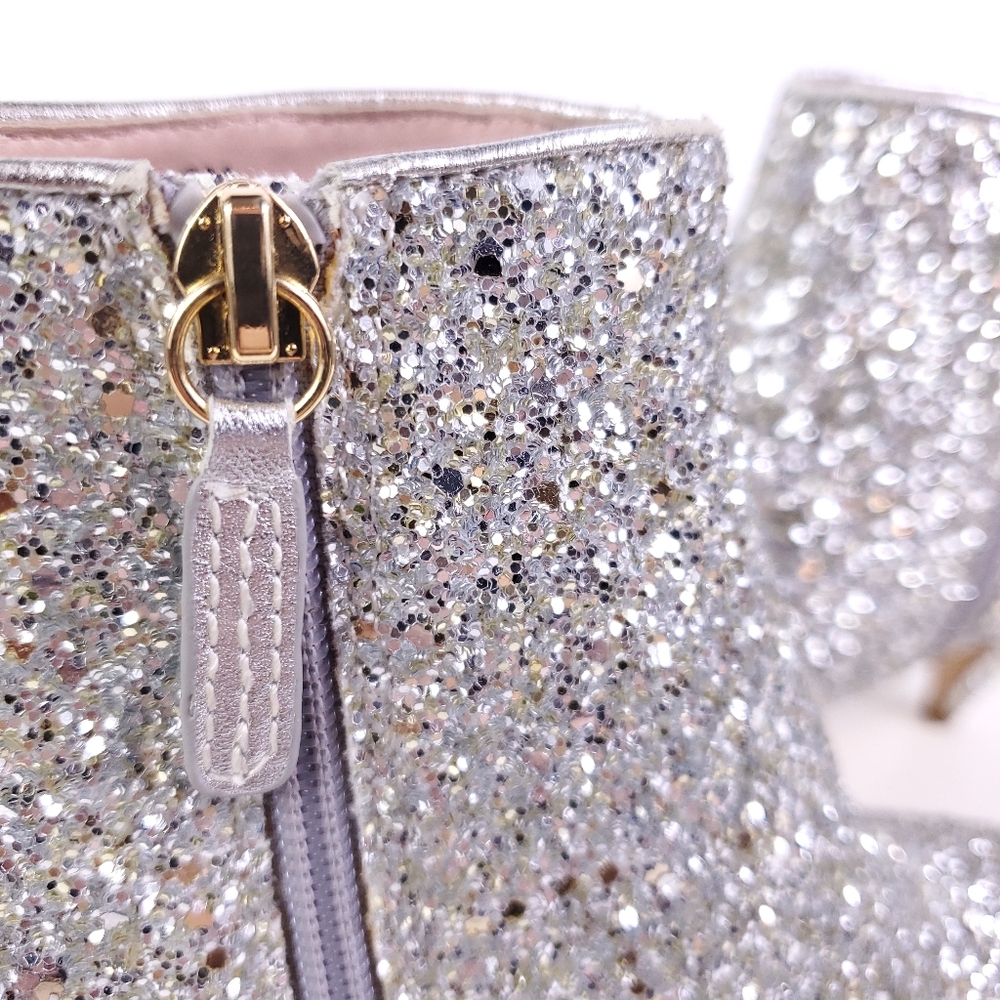 kate spade Silver Glitter Ankle Boots - Picture 5 of 11